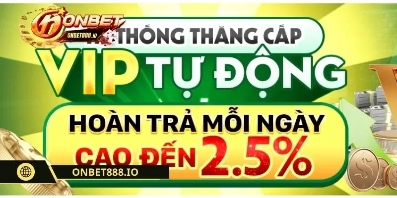 Đặc Quyền VIP ONBET: Nâng Tầm Trải Nghiệm Cá Cược 2025 1 Chương trình đặc quyền VIP hấp dẫn với nhiều quà tặng